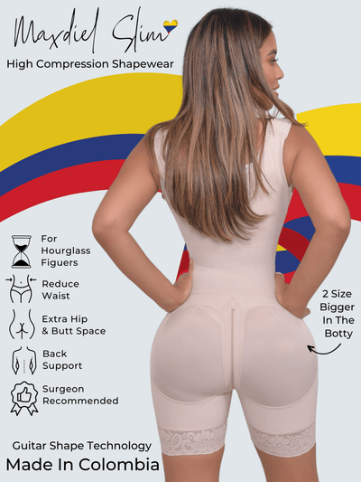 The Ultimate Compression Garment Faja for hourglass bodies - Great for Daily use or Phase 2 Post Surgery Ref 1989